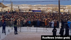 Пратэст каля суду ў Башкартастане