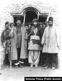 Плененият вожд на мангурите, кюрдско племе в Северозападен Иран