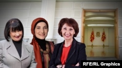 Biljana Vankovska, Merisha Smajlović i Gordana Siljanovska-Davkova