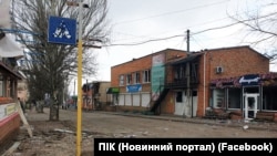 Запорожье облусундагы конуштун салгылаштан кийинки көрүнүшү. Архив.