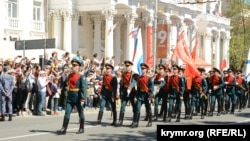 Российский «парад Победы» в Севастополе, 9 мая 2022 года