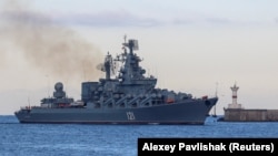Орусиянын "Москва" крейсери, Кара деңиз, 16-ноябрь 2021-жыл.