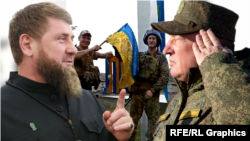 Кадыров Рамзан а, Лапин Александр а (коллаж)