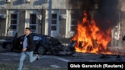 Киевге жасалган ракеталык сокку. 10-октябрь, 2022-жыл. Украина. 
