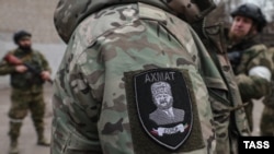 Участник СОБР "Ахмат" в оккупированном Мелитополе / Иллюстративное фото