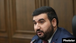 Депутат правящей фракции «Гражданский договор» Ваагн Алексанян (архив)