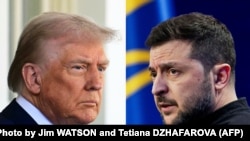 АКШ лидери Дональд Трамп, Украинанын президенти Владимир Зеленский