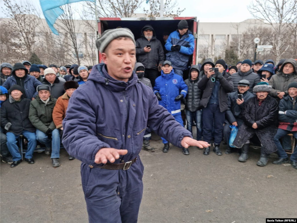Актауда дагы каршылык митинги уланды. 5-январь, 2022-жыл. 