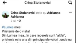 Declarația de prietenie a avocatei Stoianovici către judecătoarea Pencea