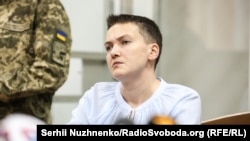 Надія Савченко в суді, архівне фото 