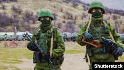 «Зялёныя чалавечыкі» ў Крыме, 2014 год