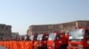 Armenia --New fire engines donated by Japan are paraded in Yerevan. 11Aug2010