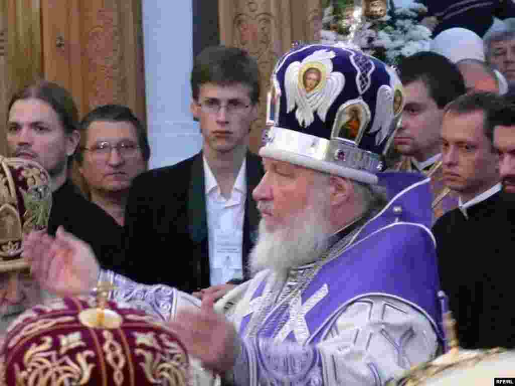 Патрыярх Маскоўскі і Ўсея Русі наведвае Полацак , фота грамадзкага рэдактара Свабоды Зьмітра Дзеджыца