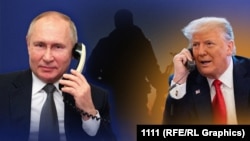 Орусиянын президенти Владимир Путин жана АКШнын президенти Дональд Трамп.