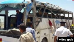 اتوبوس حامل مسیحیان قبطی مصر
