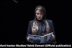 مژده شمسایی در اجرای مارس ۲۰۱۸ نمایش چهارراه