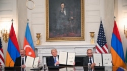 Трехсторонняя встреча Армени, США и Азербайджана по подписанию мирного договора в Вашингтоне