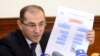 Armenia - Finance Minister Vartan Aramian speaks at a news conference in Yerevan, 25Sep2017.