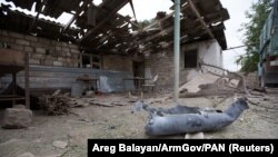 Наслідки обстрілів у місті Мартуні в Нагірному Карабасі, 1 жовтня 2020 року