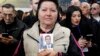 Serbia -- Supporters listen to the speech of Serbian Prime Minister Aleksandar Vucic (not pictured), and the Serbian Progressive Party candidate for the Serbian presidency, during a campaign rally in Vranje, March 2, 2017