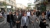 Градоначалниците на Скопје и на општина Центар, Коце Трајановски и Владимир Тодоровиќ, како и премиерот Никола Груевски присуствуваа на свеченото пуштање во употреба на шеталиштето Сквер Јадран во центарот на Скопје.