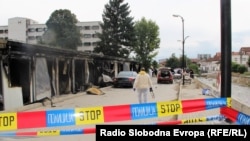 Spitali i djegur në Tetovë. 9 shtator 2021. 