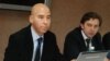 Olivier Baudelet (Comisia Europeană) și Dumitru Alaiba (Cancelaria guvernului)