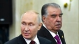 Владимир Путин ва Эмомалӣ Раҳмон 