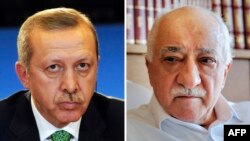 Recep Tayyip Erdogan (solda) və Fethullah Gulen