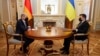 Германиянын канцлери Олаф Шольц жана Украинанын президенти Владимир Зеленский. 14-февраль, 2022-жыл. Киев.
