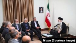 دیدار علی خامنهای با رهبران جهاد اسلامی/ عکس آرشیوی