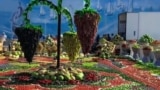 Выставка бахчевых в Авазе во время Конференции ООН по развивающимся странам, не имеющим выхода к морю