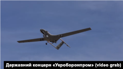 "Байрактар" Украинадагы сыноо маалында.