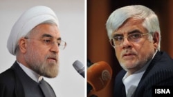 محمدرضا عارف و حسن روحانی