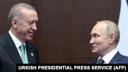 Թուրքիայի և Ռուսաստանի նախագահներ Ռեջեփ Թայիբ Էրդողանը և Վլադիմիր Պուտինը, արխիվ: