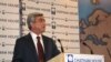 UK -- Armenian President Serzh Sarkisian delivers a speech in Chatham House, London, 10Feb2010