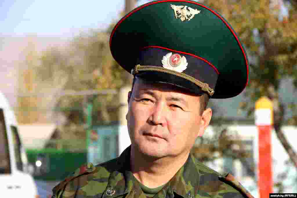 Начальник пограничного отряда &quot;Айдаркен жети баатыры&quot; Откурбек Бапиев